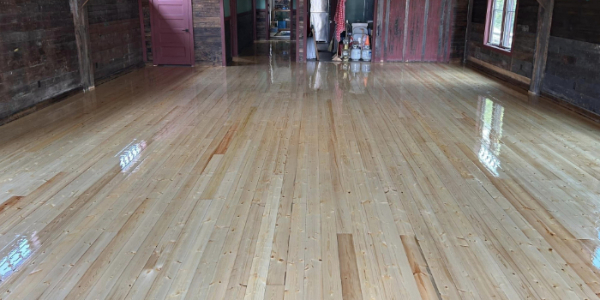 refinished floor