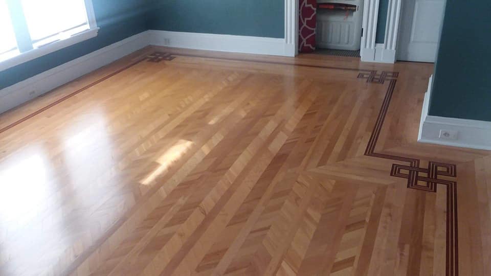 refinished floor